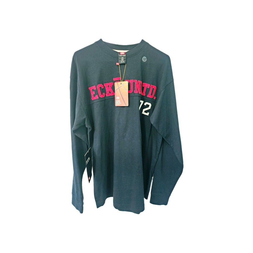Ecko Unltd. Men’s Black Embroidered Logo Crewneck Pullover Sweatshirt M